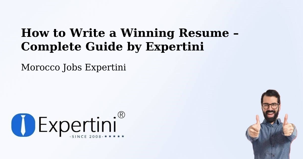 Resume Writing Guide for Job Seekers – Marrakech - Marrakech, Morocco Jobs Expertini